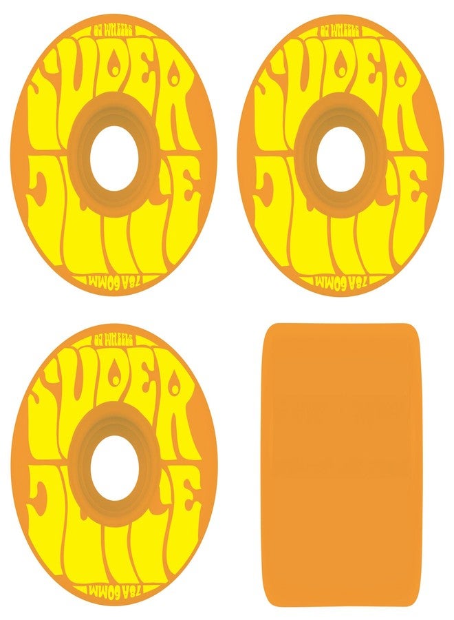 OJ 60mm Super Juice Orange 78a Skateboard Wheels - Image 1